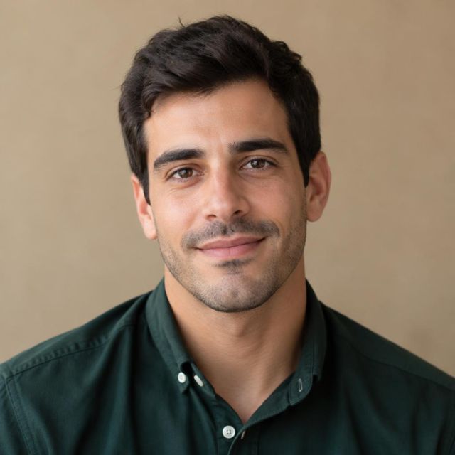AI-generated portrait of sample profile Mateo P.